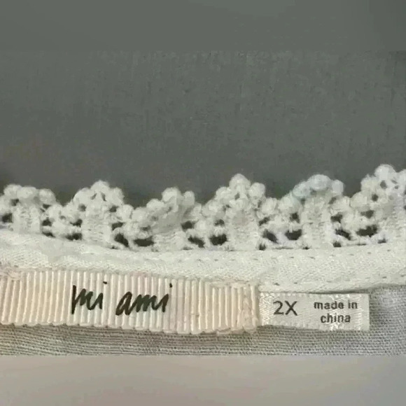 Francesca's Destiny Swiss Dot Wrap Blouse (N4) - Picture 8 of 8